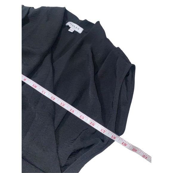 New Gilli Sleeveless Faux Wrap Top Small - Picture 12 of 13